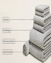 Luxury Ultra plush 800 GSM High Quality Australian Cotton Towel Charcoal Black
